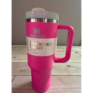 Stanley Quencher H2.0 Tumbler 40oz Bright Pink FlowState Lid – New with Label